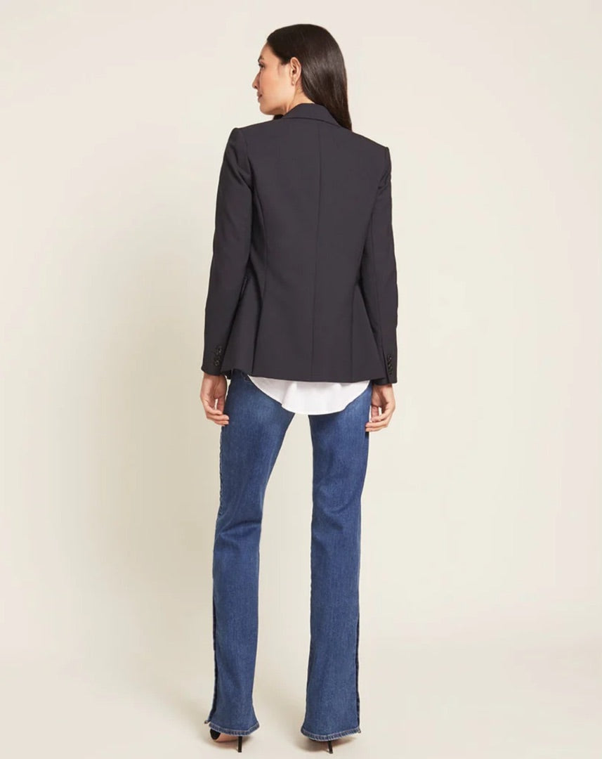 Veronica Beard Navy Dickey Jacket - Size 8