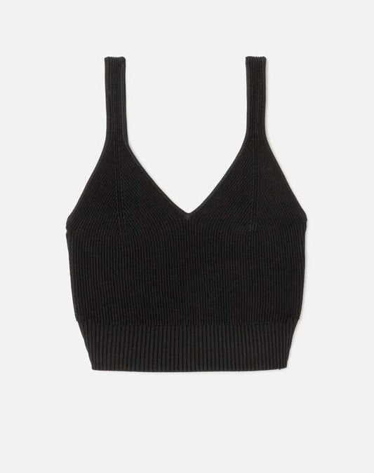 Re/Done 90's Rib Crop Top - Size M