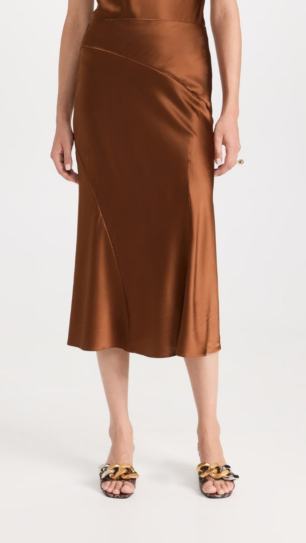 Veronica Beard Sorelle Skirt in Dark Ochre - Size 4