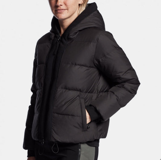 James Perse Y/Osemite Rib Panel Puffer Jacket - Size 2 (Fits like a Small)