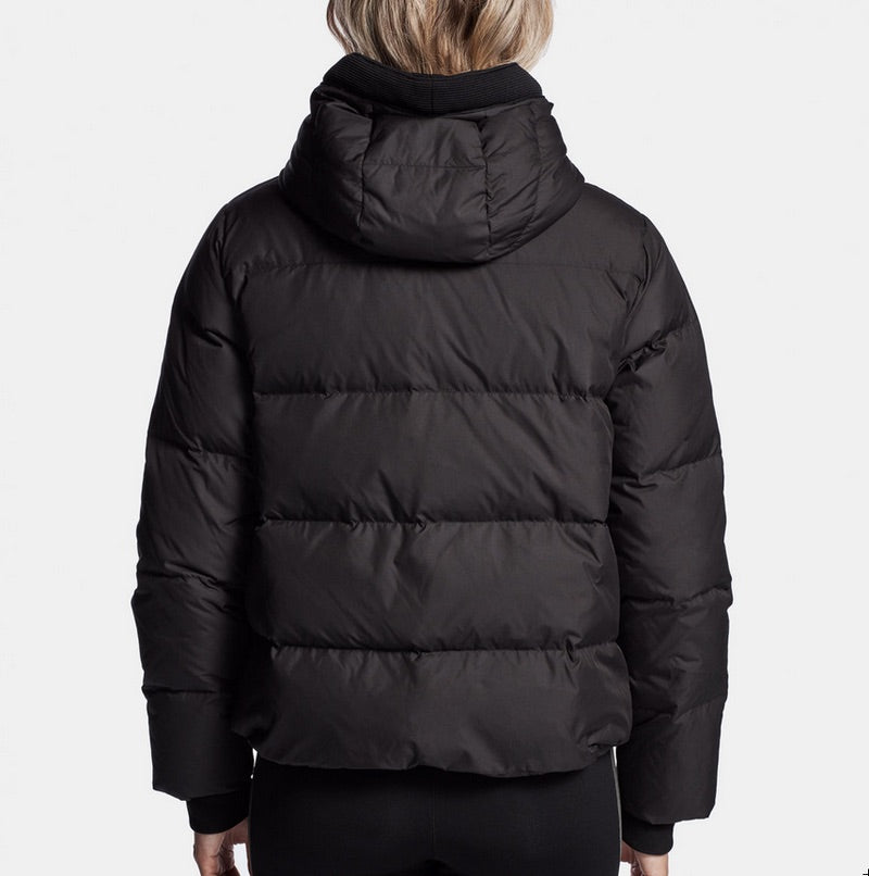 James Perse Y/Osemite Rib Panel Puffer Jacket - Size 2 (Fits like a Small)