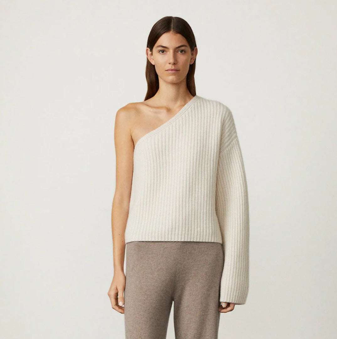 Lisa Yang The Margit Sweater in Cream - Size 0 (XS)