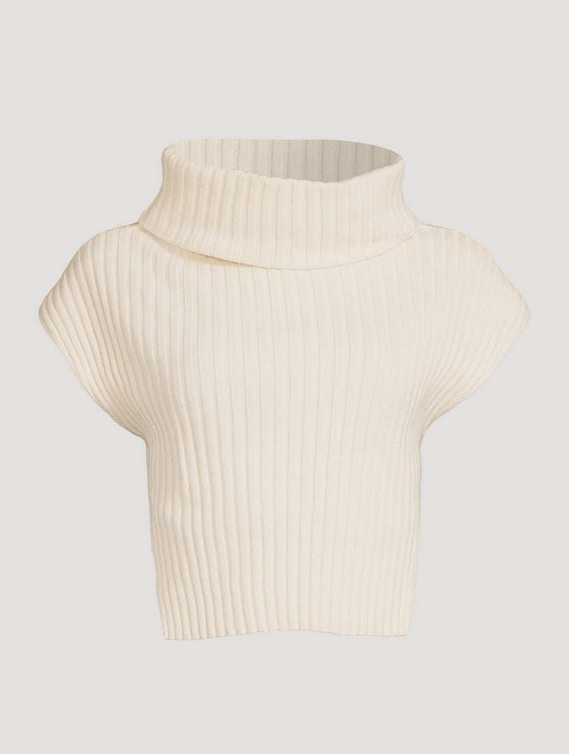 Vanessa Hong/Brigitte Herskind Vally turtleneck cropped S