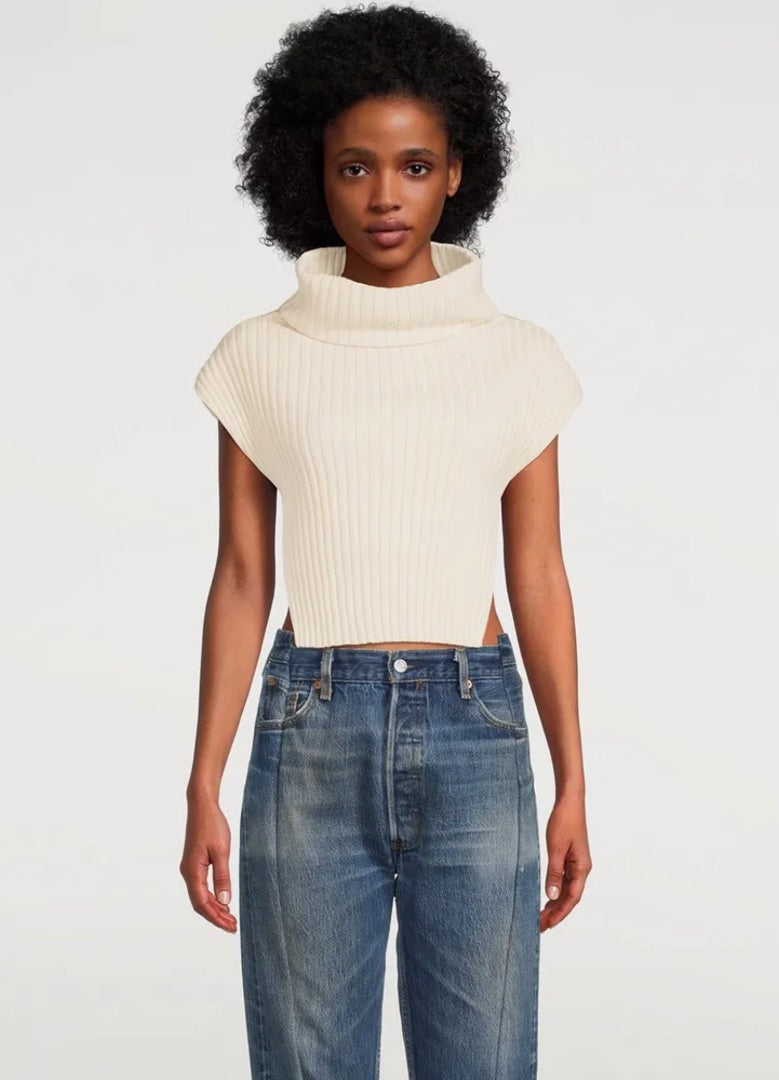 Vanessa Hong/Brigitte Herskind Vally turtleneck cropped S