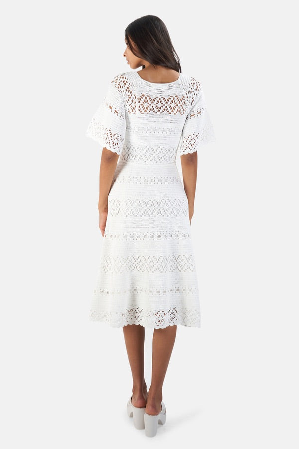 Zimmerman Cassia Crochet Dress 1