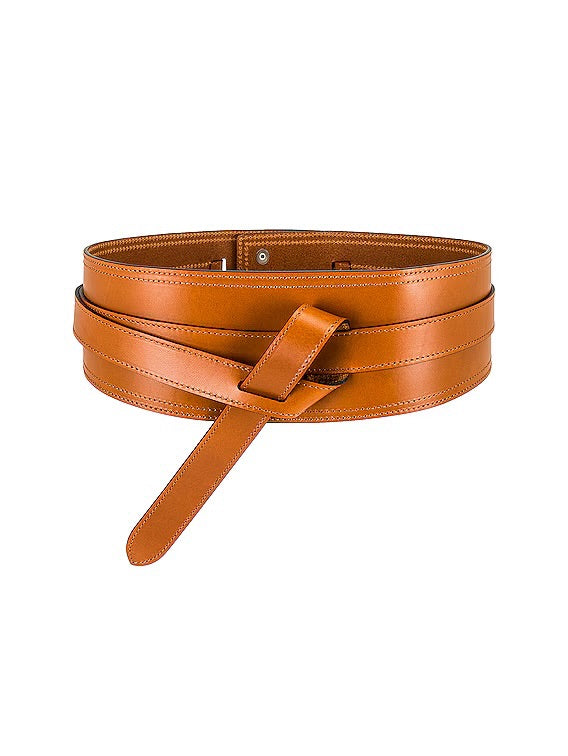 Isabel Marant Moshy Knot Belt Brown 70