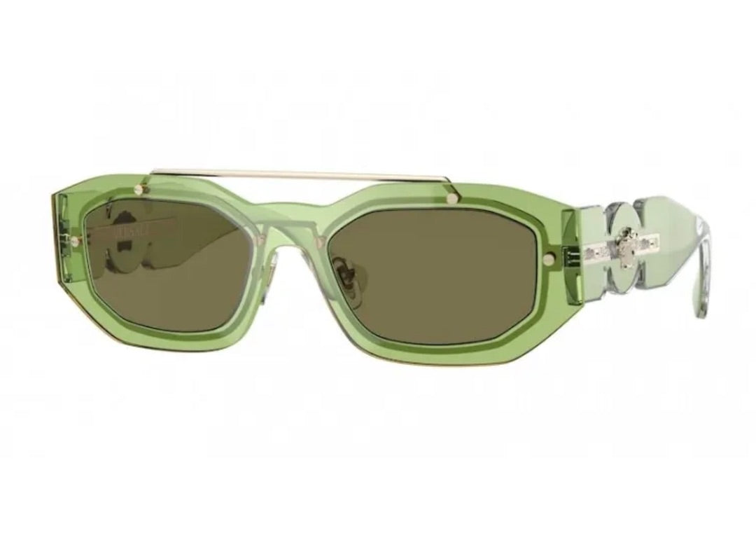 Versace Translucent Green Glasses