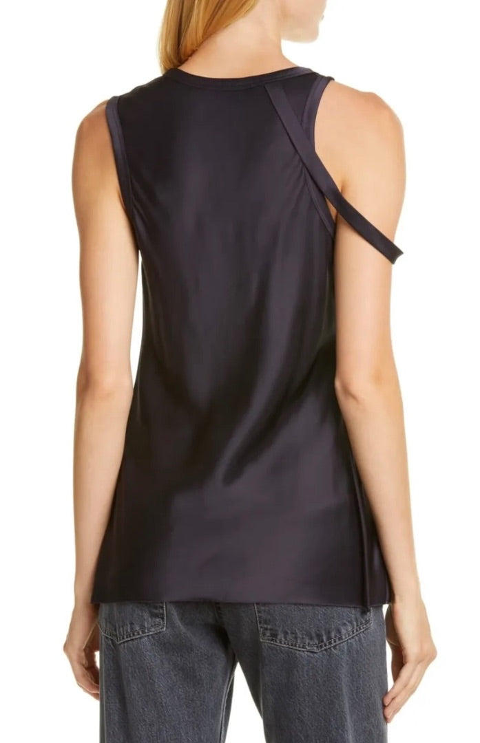 Helmut Lang Satin Harness Tank S