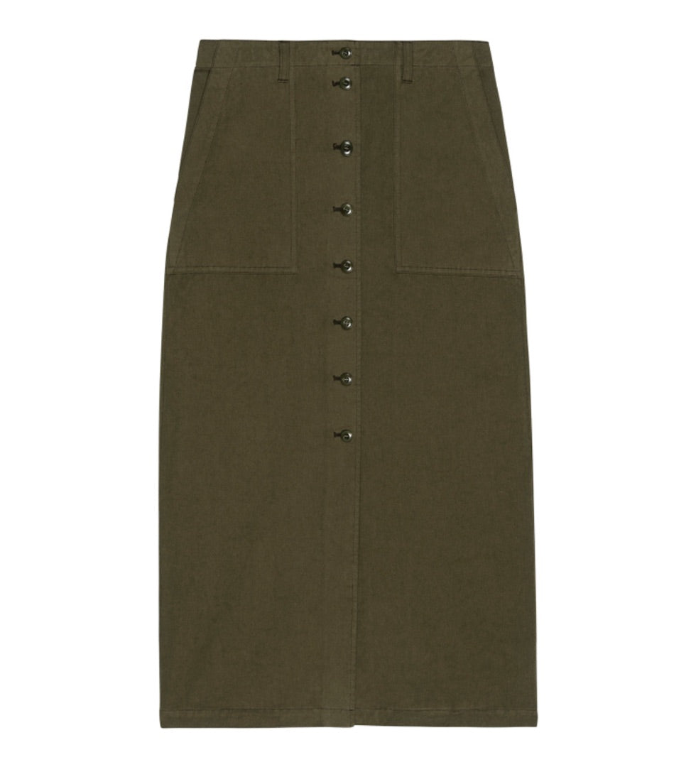 The Great Column Button Skirt 26